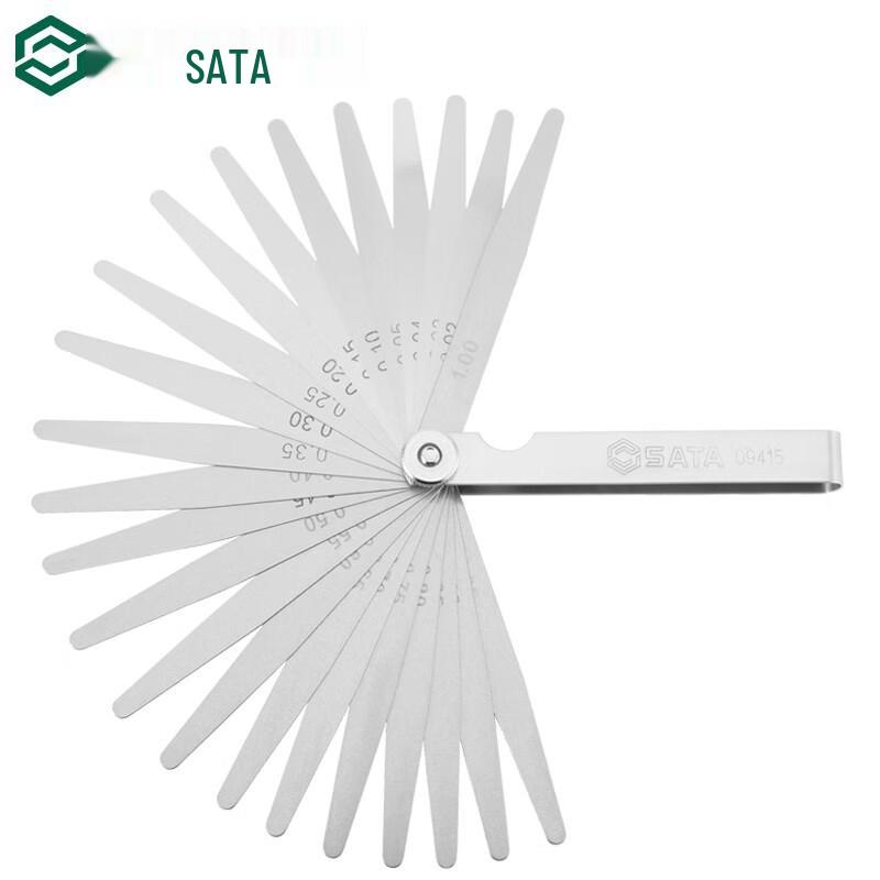 SATA 23-Piece Feeler Gauge Set (0.02-1.0mm)