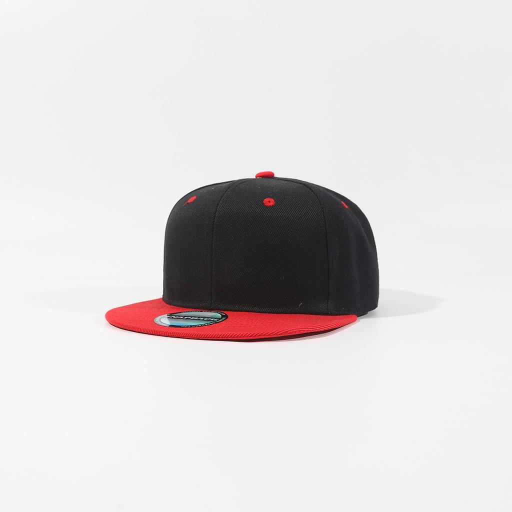 Unisex Flat Brim Baseball Cap For Men Women Fashion Color Plain Snapback Hat Outdoor Leisure Patchwork Hip Hop Sun Hats