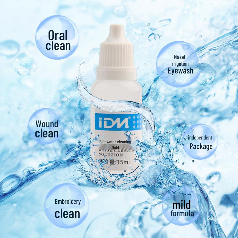 IDM Semi-Permanent Makeup Cleansing Solution for Eyebrow, Lip, and Eyeliner Tattoos