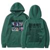 Unisex Oversized Hooded Sweatshirt Winter Casual Wear Printed Design Thick Fleece Lined Long Sleeve Loose Fit