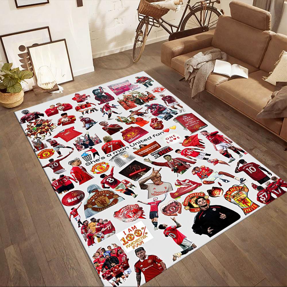 Manchester Floor Mat Suitable For Game Room Dormitory Outdoor Dining Room Antislip Carpet Anime Office Decor