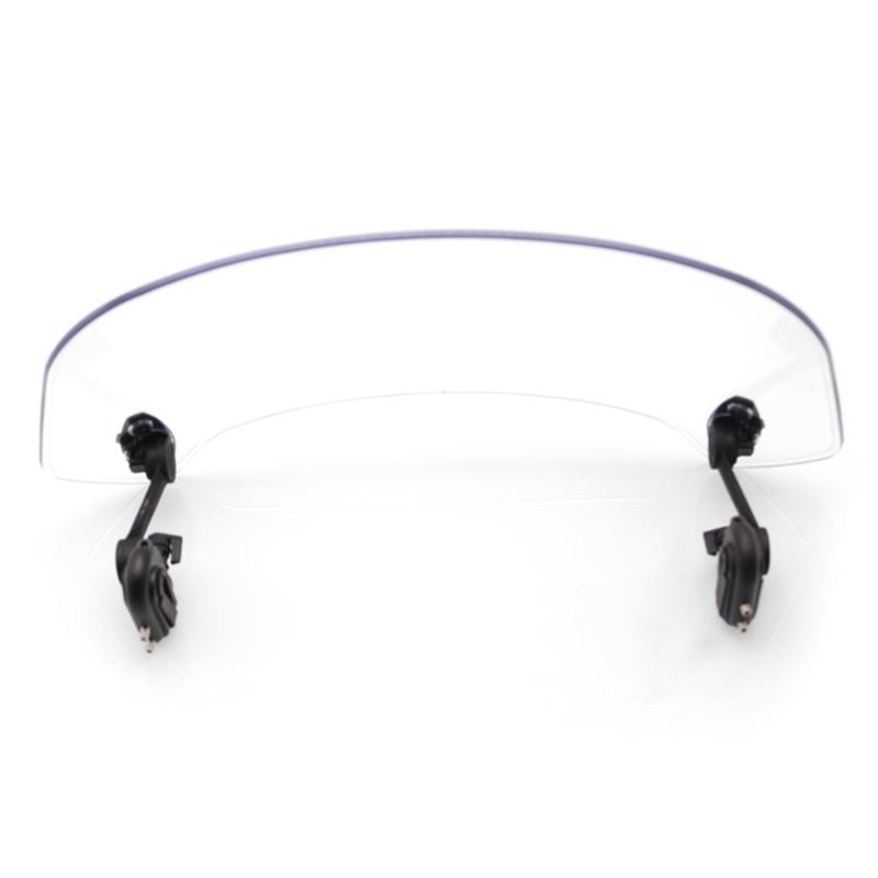 Motorcycle Windshield Airflow Adjustable Windscreen Extension Wind Deflector