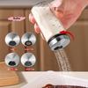 High Borosilicate Glass Spice Shaker 200/300/500ml Seasoning Can with Rotary Lid Salt Sesame Condiment Seal Bottle for Kitchen