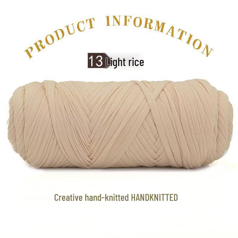 200g High Elastic Cloth Strip Yarn for DIY Weaving: Crochet Blankets, Floor Mats, Storage Baskets & More