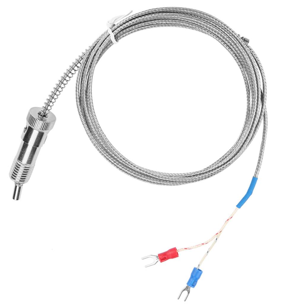 Bayonet Compression Spring Type K Thermocouple Temperature Sensor Wire 0 400 celsius  (3 m)