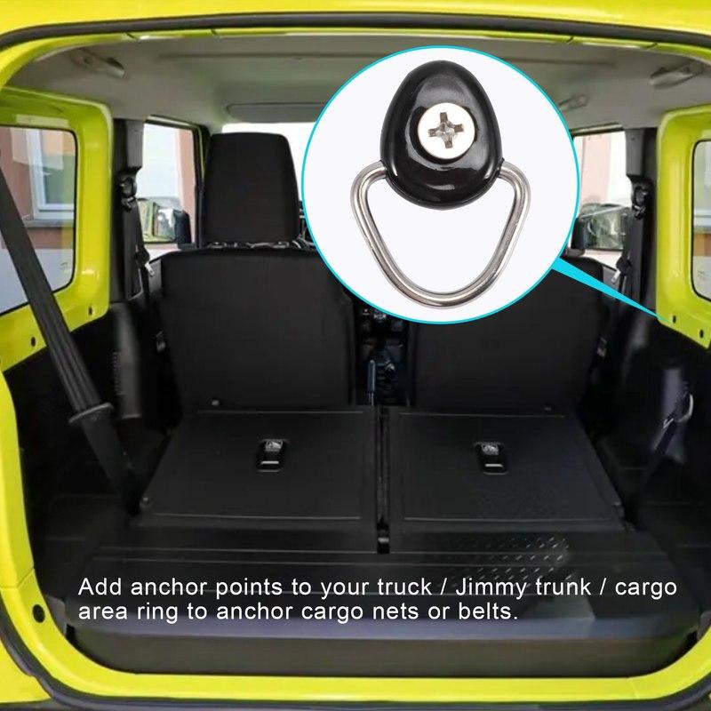 Langlebig-10er-PACK Metall-Zurrösen D-Ring-Schnalle Für Jimny JB64 JB74W Kofferraum Ladefläche
