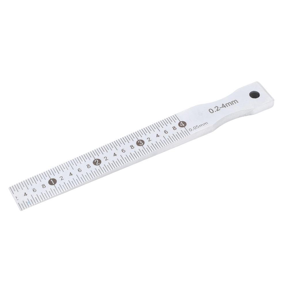 0.05mm Accuracy Taper Gauge Stainless Steel Wedge Gauge Professional Gap Gauge For Construction