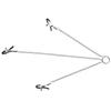 Adjustable Y-Shaped Mamilla Clitoris Mamilla Clamp With Metal Chain Bondage Adult Sex Toy Jewellery Triple nipple clip