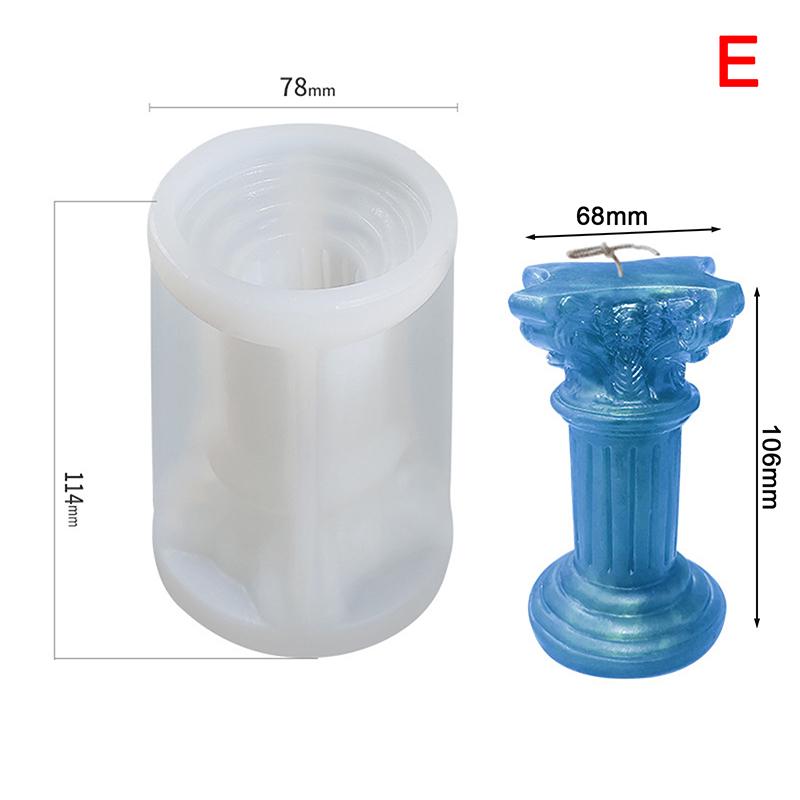 Roma Sütunu Silikon Mum Kalıp Diy İnsan Vücudu Kalıp Heykel El Sanatları Hediyeler