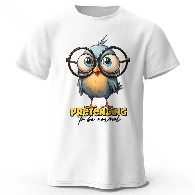 

Whimsical 100% Cotton T-Shirt Ultra Round Neck Short Sleeve Tee for Men Summer Fashion Versatile Loose Fit Fabric Simple Stylish S