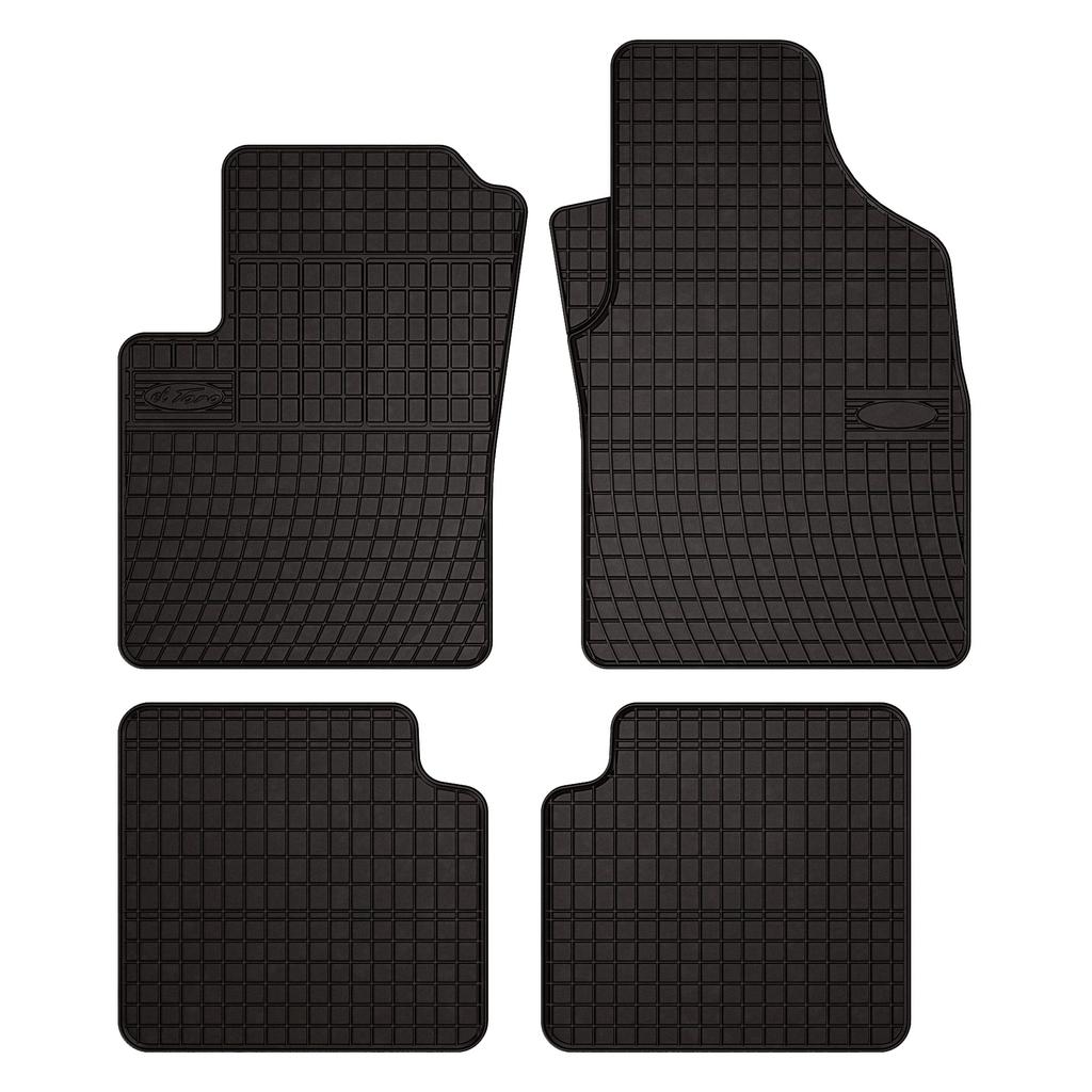 Dywaniki samochodowe gumowe do: Ford Ka MK2 FL hatchback (2012-2018) - czarne, dopasowane