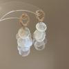 Luxuriöse Temperament Muschel Quasten Ohrringe Elegante Geometrische Hängende Tropfen Dangle Ohrringe Für Frauen Mädchen Mode Ohrschmuck