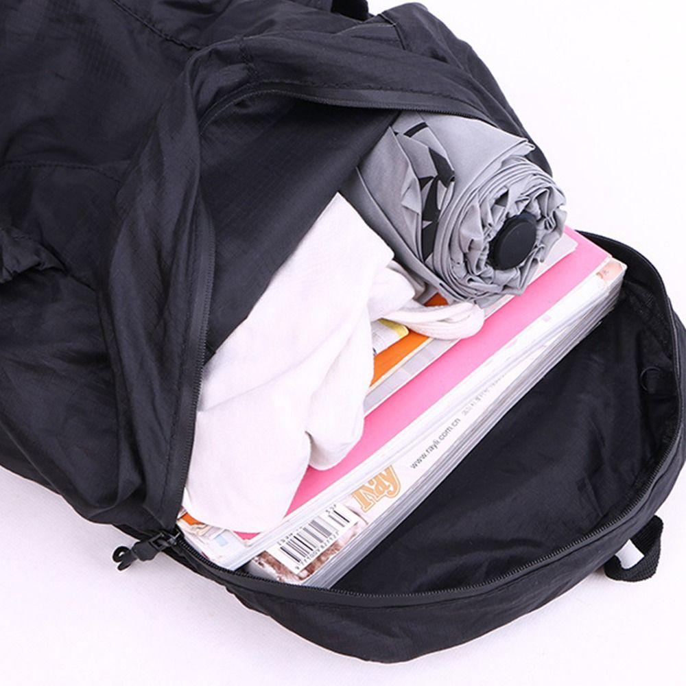 Large Capacity Camping Backpack Polyester Foldable Travel Bag Portable Sports Backpack  Unisex