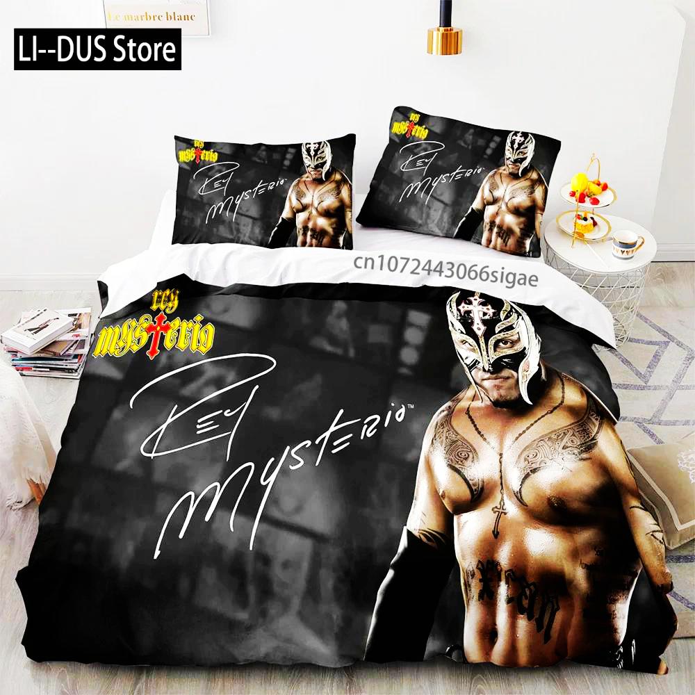 2025 WWE RAW Single Double Wrestling Bedding Set Queen King Size Duvet Cover For Boys Bedroom 3D Print Quilt Cover Pillowcase