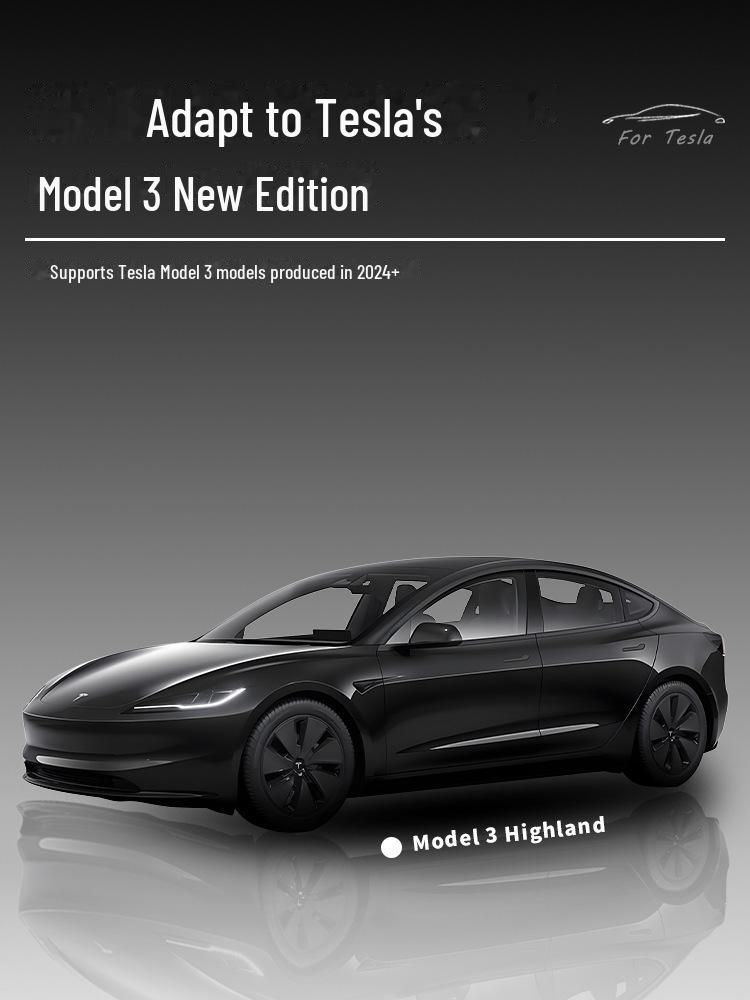 Tesla Model 3 Carbon Fiber Dashboard Patch – Highland 3 Full Car Accessory