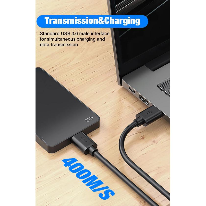 High quality 0.5/5 M USB Extension Cable 3.0 Data Cord For Laptop TV SSD USB 3 0 Male to Male  Computer Camera Printer Connector