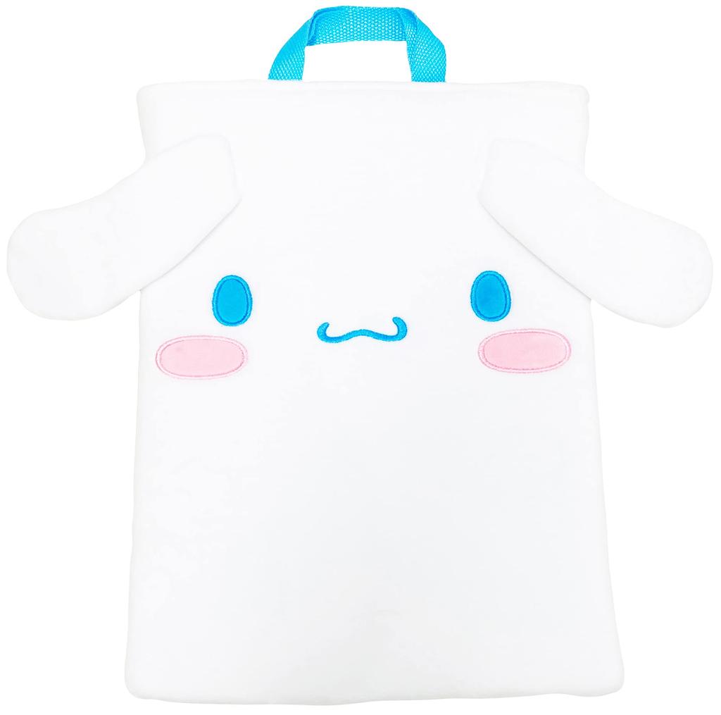 Morishita Multi-Aufbewahrungskoffer für Kinder und Erwachsene, Cinnamoroll, Zimtweiß, 26 x 35 cm, Computer-Tablet, Plüschtier-Abdeckung, Charakterwaren, Sanrio 4621092