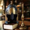 Ancient Greek Medieval Styles Helmets Sculpture with Base Historical Display Headpiece Ornament Home Office Desk Art