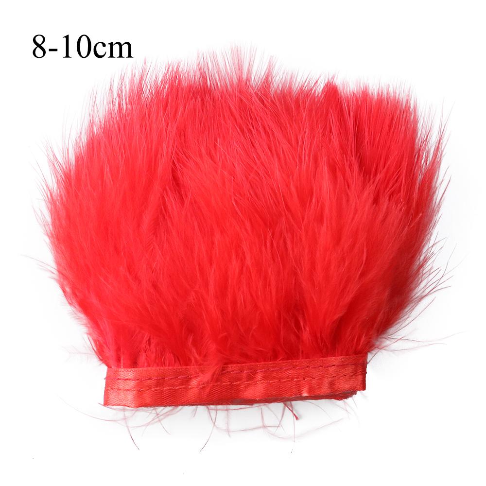 Feather1 Meter Natural Feather Trim Fringe Multi-color White Black Red Ostrich Turkey Feathers for Wedding Dress Decoration DIY Crafts