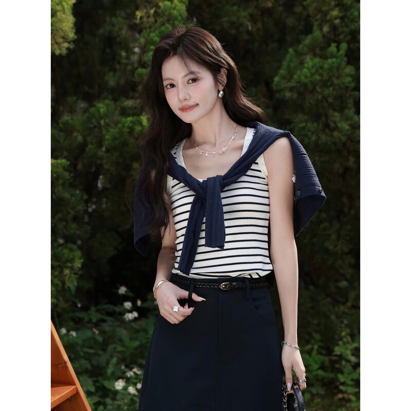 Women s Striped Camisole Vest S