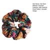 Hair Elastic Band High Elasticity Floral Pattern Adjustable Fit Hair Tie Non-Irritating Scalp Hair