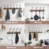 Vintage Farmhouse Wall Hooks 4/10Pcs Zinc Alloy Hangers for Coats Hats Keys Entryway Bathroom Home Decor