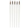 Wooden Handle Dip Pen Home Office Art Painting Calligraphy Fountain Pen Set GiftWhite Thin Long Handle