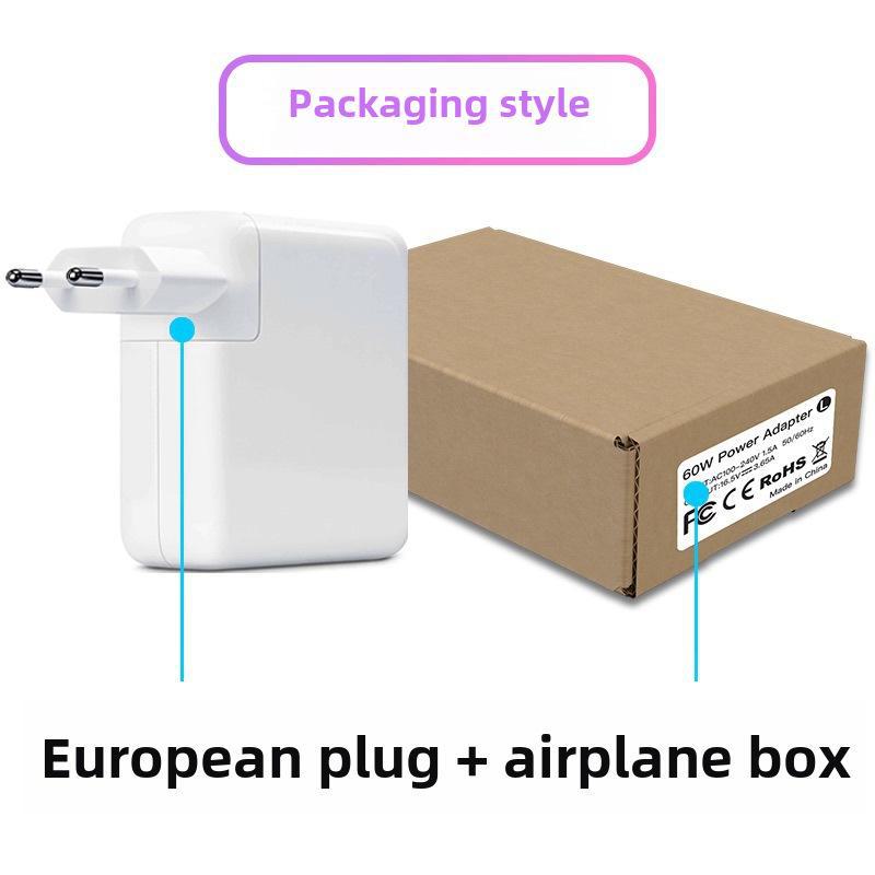 

Совместимое зарядное устройство для ноутбука Apple: Быстрая зарядка PD 30 Вт-96 Вт 45W L-type head