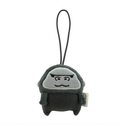 Morisaka Global Petamon Mascot Gorilla 5.5 X 2.5 X 6.5cm Animal Gorilla Strap Charm Cute Plush Toy for Going Out, Taking Plush Photos, and Carrying a