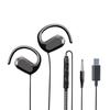 [Brand Name] Wired Earphones 3.5mm Jack Open-Ear with Microphone. Hands-Free Calling. Lightweight. Zero Delay.