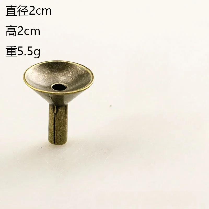 Mini Ash Catcher Gourd Snail Lotus Holder Creative Incense Holder Made of Brass Household Japanese Buddhism Gadgets Ornaments