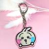 Chiikawa Decorative Acrylic Keychain: Cartoon Pendant for Bags and Car Keys