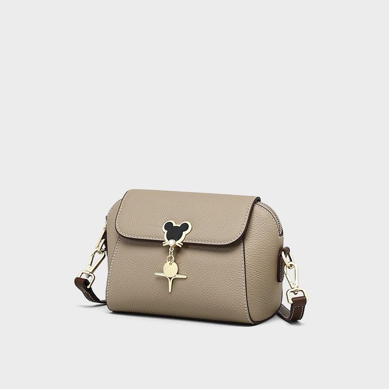 Bag Women's Autumn and Winter New Leather Women's Bag Shoulder Bag High-end Messenger Small Square Bag Luggage