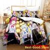 Honkai Impact 3 Bettwäscheset Einzelbett Twin Full Queen King Size Spiel Anime Bettset Aldult Kind Schlafzimmer Bettbezugsets 3D Druck 013