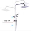 304 Stainless steel Universal Shower Head Holder Adjustable 22~25mm Rail Holder Bathroom Accessories Shower Mounting Brackets