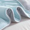 2025 A-Class Mica Cool Silk Summer Air Conditioning Quilt - Luxury Solid Color, Double Spliced, Washable