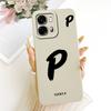 For OPPO A6s CPH2789 Lucky Initial Letter Phone Case For Oppo A6s 4G CPH2815 A 6S 5G Soft Silicone Shockproof Cases Bumpers