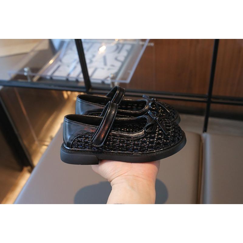 Dívčí módní princeznovské boty | Prodyšné měkké balerínky s mašlí pro batolata a malé děti Elegantní třpytivé Mary Janes