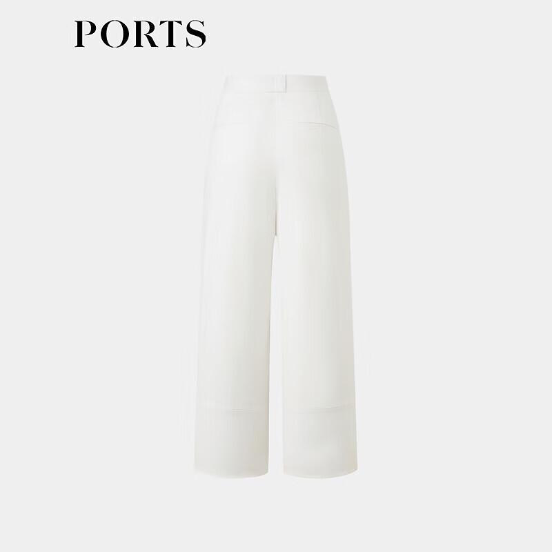 PORTS Women's Side Slit Wide-Leg Commuter Pants