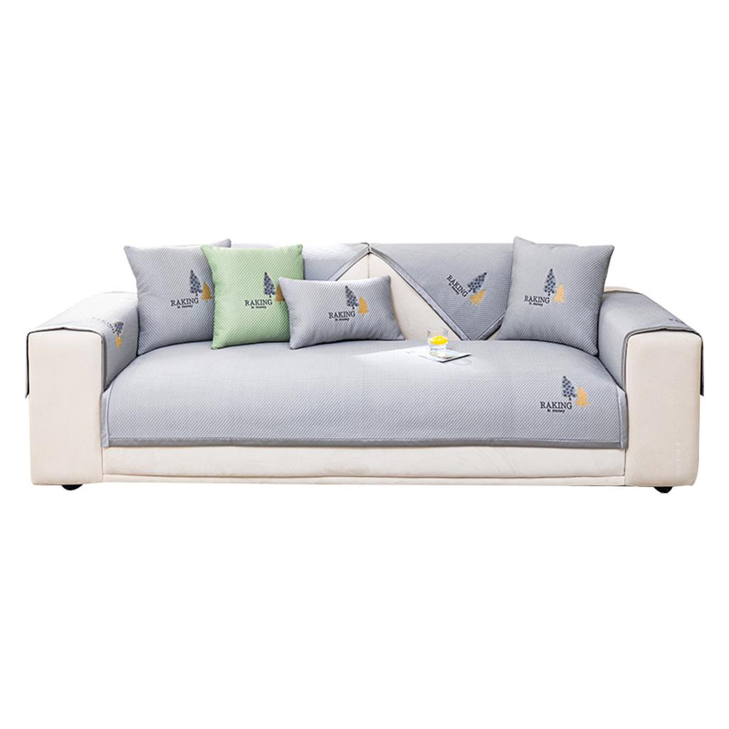 Sommer Französisch Kalte Bohne Sofakissen Neu Kühlendes Gefühl Eisseide Hohes Gefühl Sommer Rutschfester Bezug Stoff Handtuch