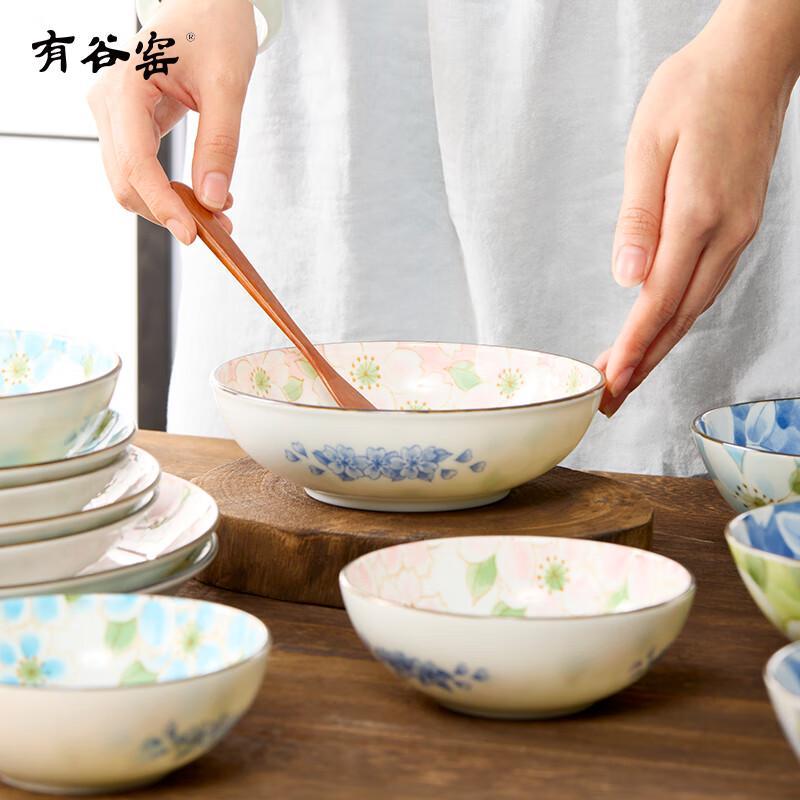 Yougu-Ofen Doppel-Kamelie 24,5cm Speiseteller