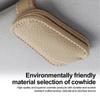 Car Sun Visor Clip Glasses Bracket Holder Pu Leather Glasses Cards Case Auto Sunglasses Visor Glasses Holder Sunglasses Support