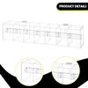 Label Dispenser for Rolls of Sticker Labels, Wall Mounted Organizer, 7 Compartments Food ,