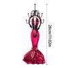 Stylish Jewelry Doll Model Shaped Stand Modern Doll Model Display Shelves Convenient Jewelry Storage Organizer Rack