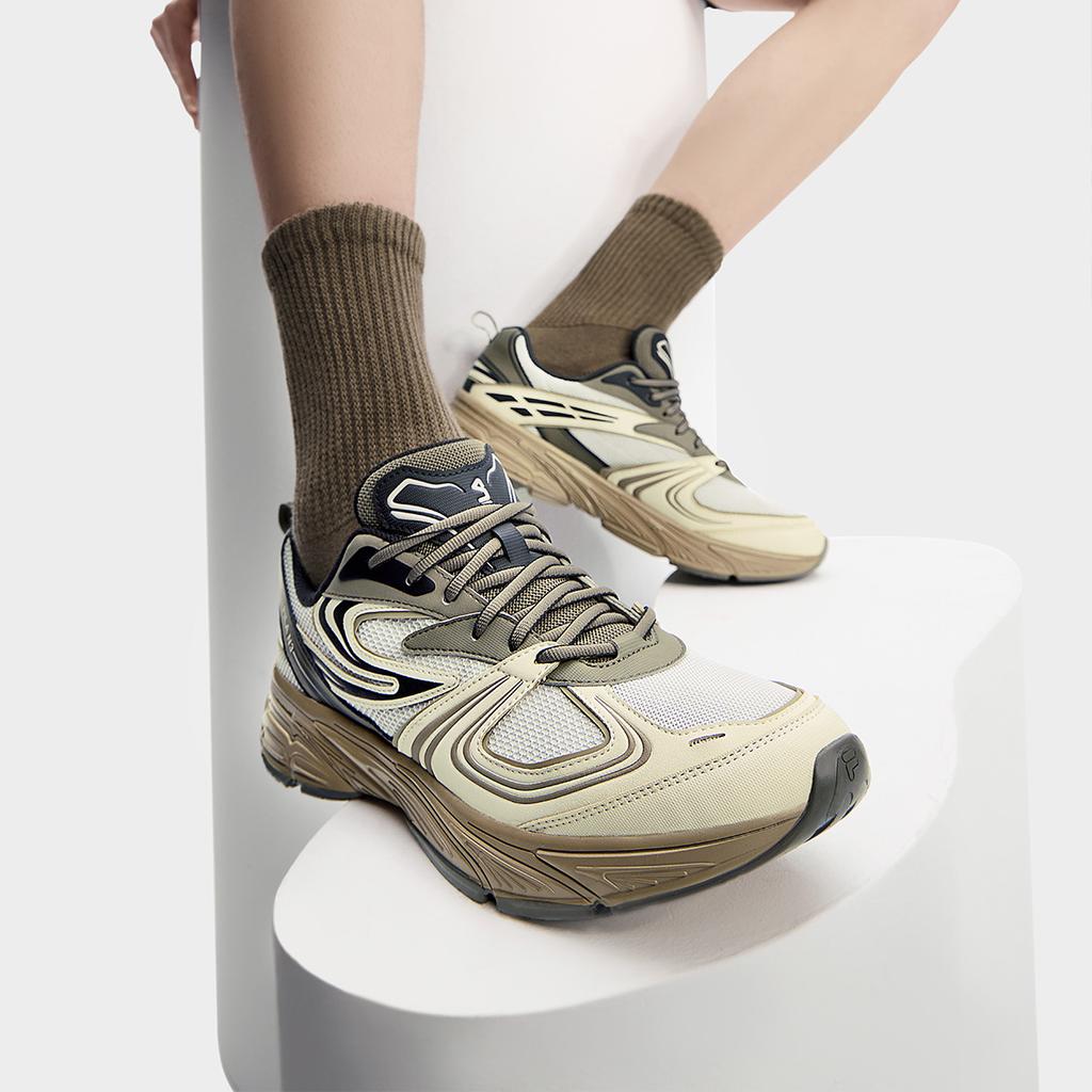 Fila Outdoor Fashion Trend Versatile Low-Top Casual Shoes Men Sneaker Antarctic-Gray Stone-Gray F12M432112FAS