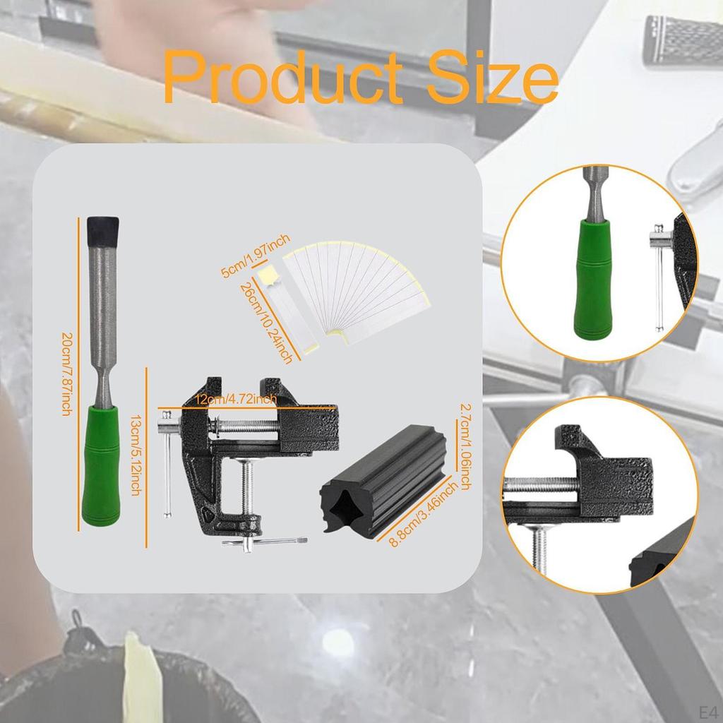 Complete Golf Club Grip Kit Featuring Tape Strips and Vise