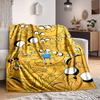 1pc Adventure Time Jake Flannel Blanket, Soft Skin Friendly with Digital Printing, Various Sizes Available for Family, Friends, Birthday