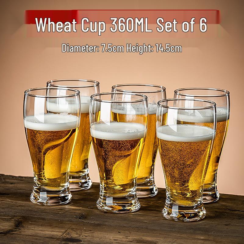 Набор бокалов для крафтового пива 2025 - Утолщенные, Стильные, Роскошные бокалы для домашнего использования