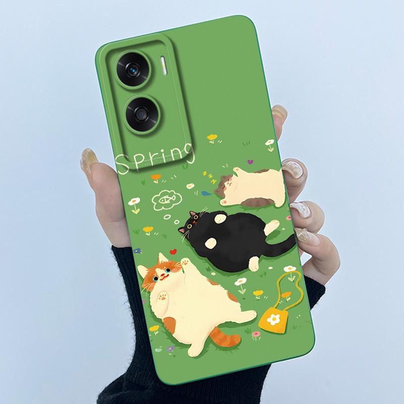 Für Honor 90 Lite 5G X50i 5G 2023 Handyhülle Panda Mädchen Katzen Weiches Silikon TPU Rückabdeckungen Stoßfänger Für Honor 90Lite Fundas Coque
