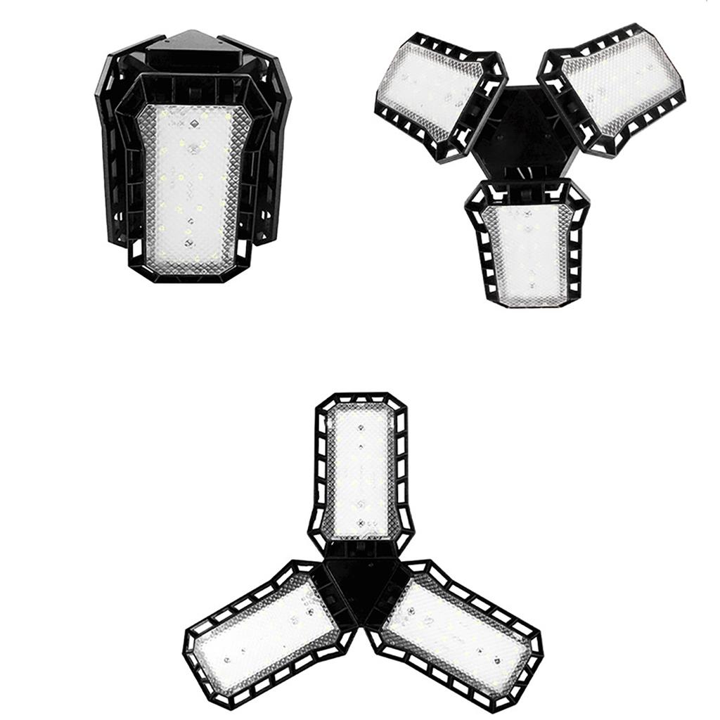 1pc Powerful Garage Led Lamp Workshop Warehouse Ceiling Work Lights Folding 2000 Lumen 45W Light for Garage Industrial Lighting